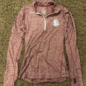 UMD Bulldogs Nike Dri-fit longsleeve zip-up